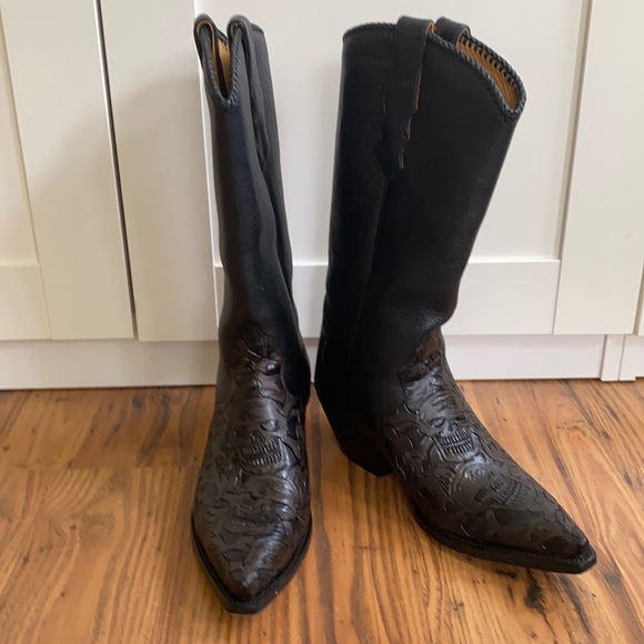 Liberty Leather Cowboy Boots